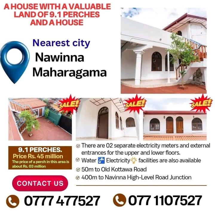 7 Bedroom 2 Storey House for Sale in Navinna Maharagama